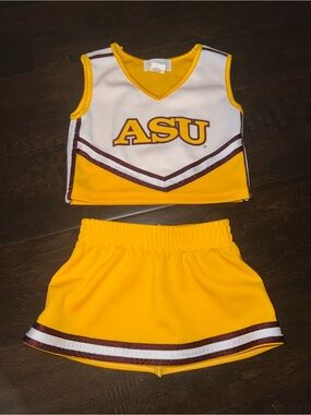 ASU Kids Cheerleader Costume Set